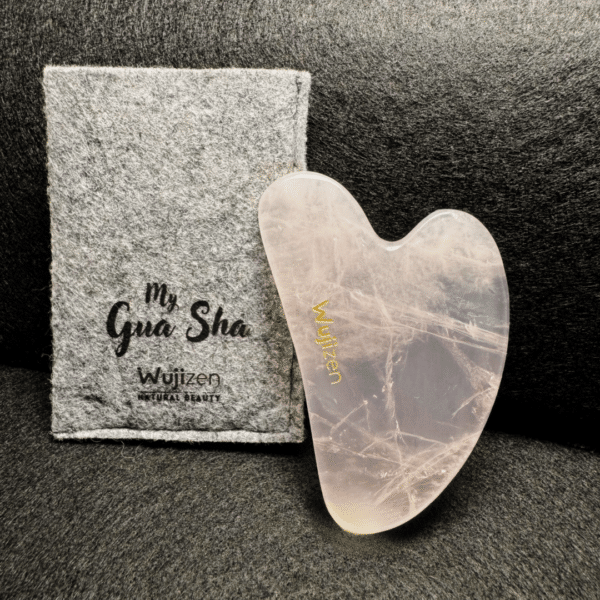 Gua Sha coeur "Quartz Rose" – Image 4